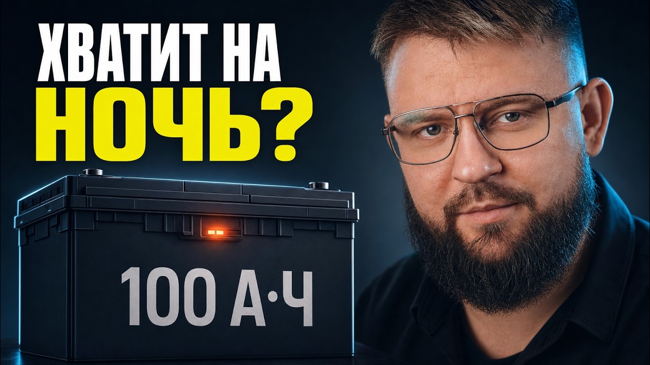 Артём ведёт технический выпуск о времени работы аккумулятора